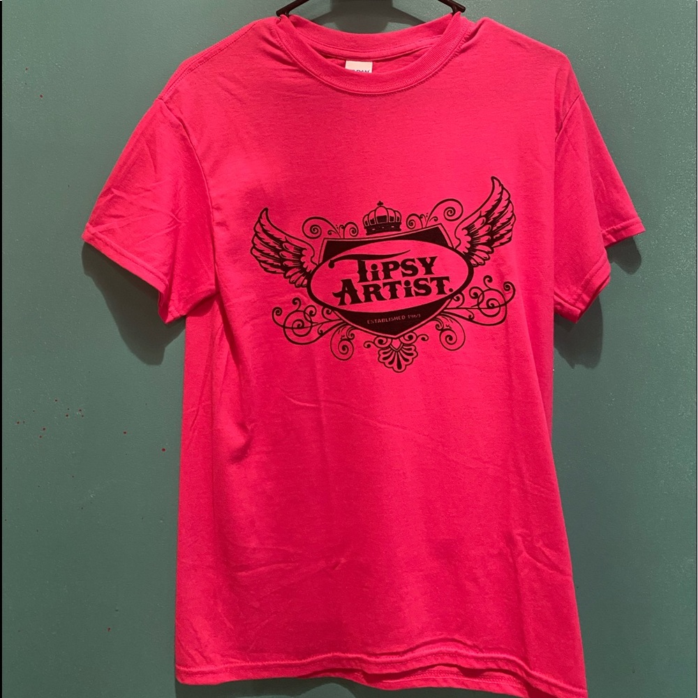 Tipsy Artist Hot Pink T-shirt